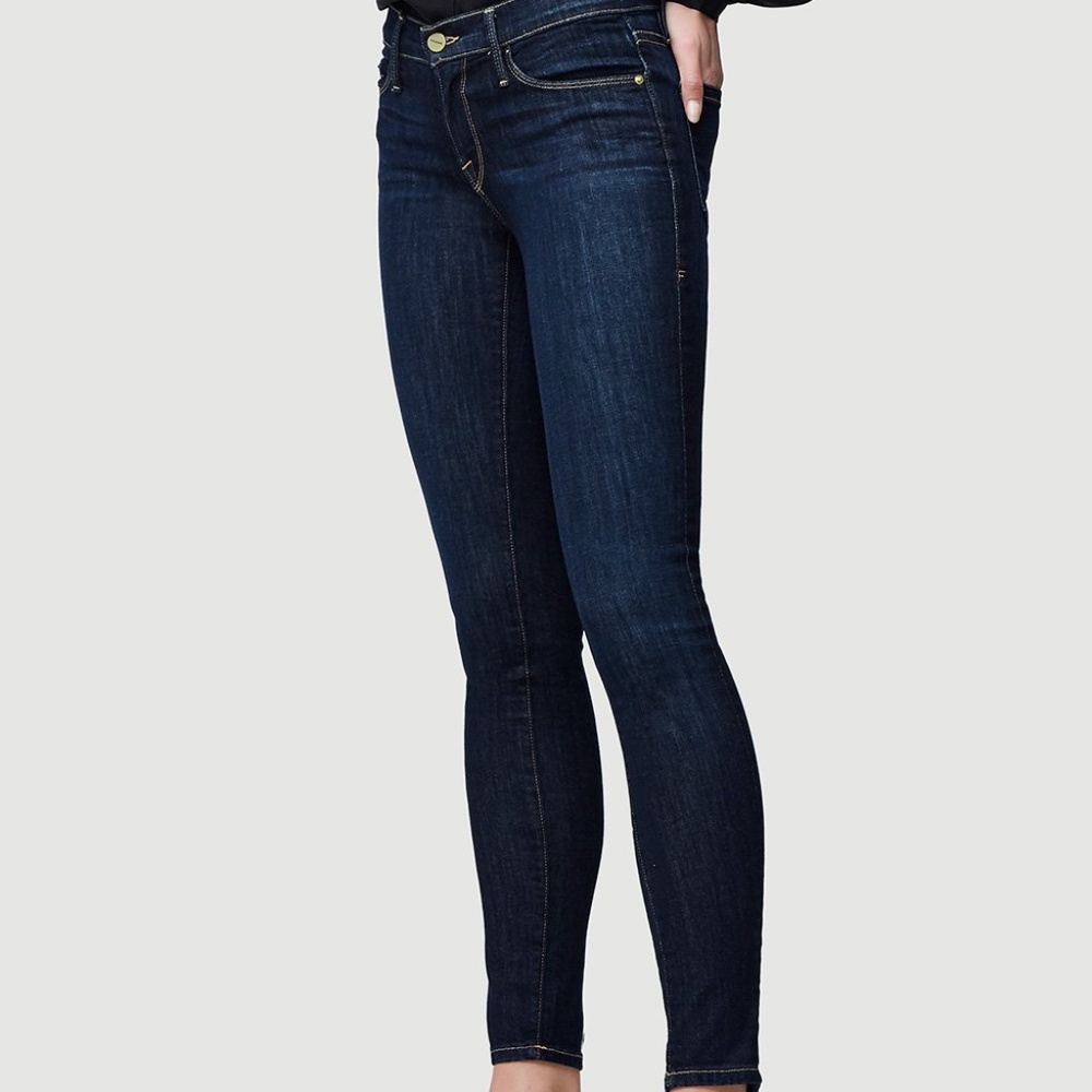 Frame Mid-rise skinny jeans size 26